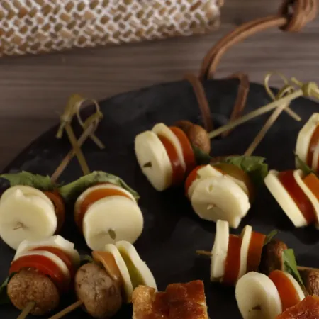 Mini milhoja de hongos