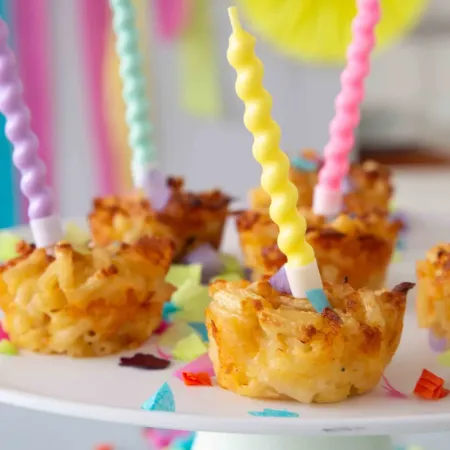 Muffins de Mac & Cheese